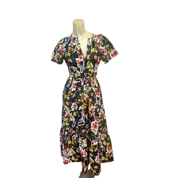 Anthropologie The Somerset Maxi Sundress Floral size XXS - Picture 5 of 7